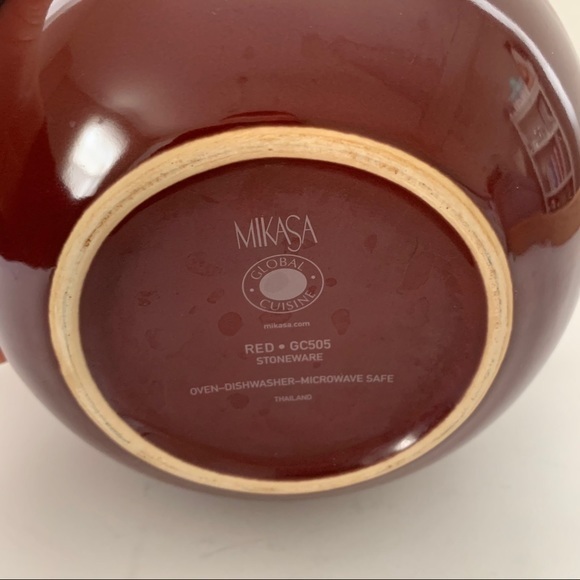 Mikasa Global Cuisine Red Teapot GC505 - Picture 9 of 10